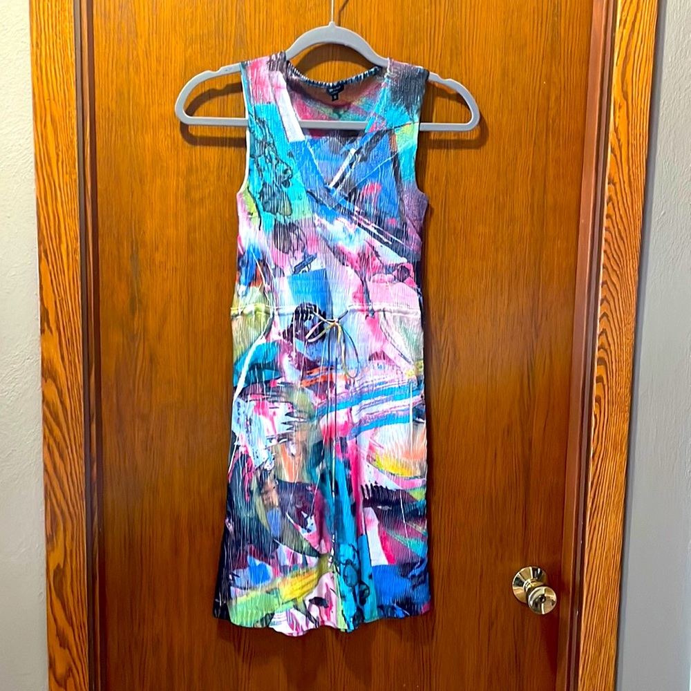 Komorov multi-color mini dress